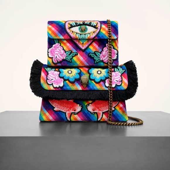 Kurt Geiger Medium Fabric Kensington Bag - Picture 5 of 6